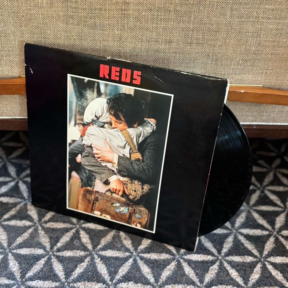 80's "Reds" Soundtrack - 80's Reds Movie Record - 80's Movie Album Soundtrack